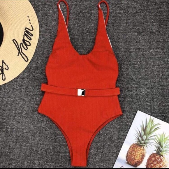 🔥Women's One Piece Belted Swimsuit Swimwear🔥 - Picture 4 of 5